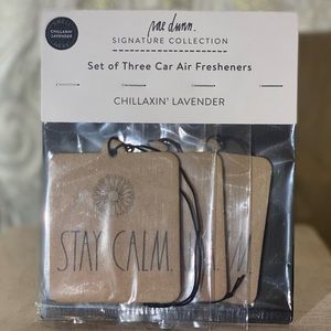 Rae Dunn "STAY CALM" Car Air Freshners